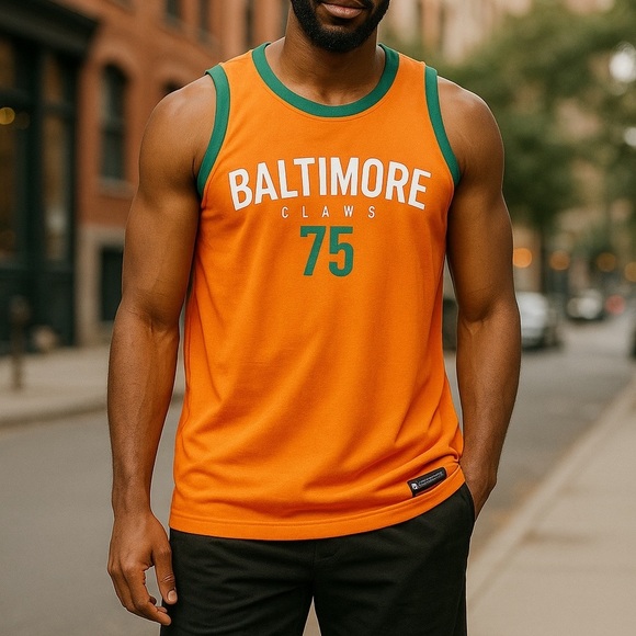 Reebok Hardwood Classics ABA Baltimore Claws #75 Retro Basketball Jersey 2XL NEW - Picture 1 of 8